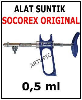 Alat suntik SOCOREX 0,5 ml