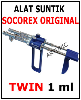 Alat suntik TWIN SOCOREX 1 ml