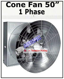 Cone Fan 50" 1 Phase