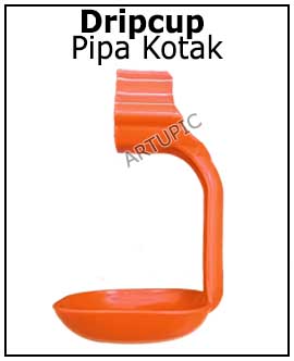 dripcup penampung air tetesan nipple alat minum ayam artupic