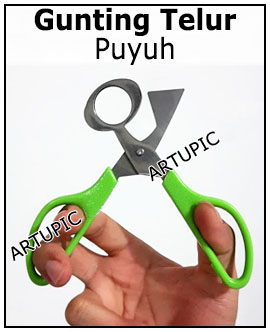 gunting telur puyuh