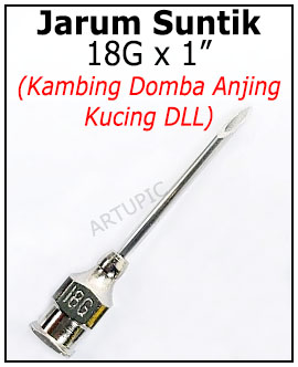 Jarum suntik 18G 1 inch