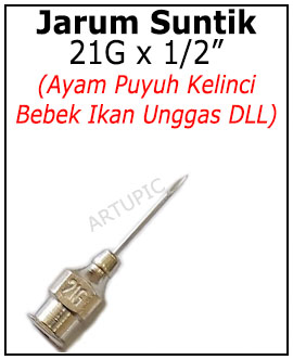 Jarum Suntik 21G