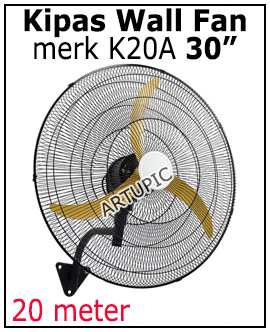Kipas Dinding Wall Fan 30 inch
