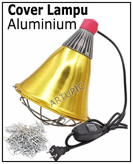 Lampu infrared pemanas kandang hewan