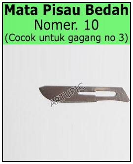 Mata pisau bedah nomer 10