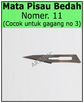 Mata pisau bedah nomer 11