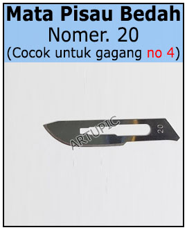 Mata pisau bedah nomer 20