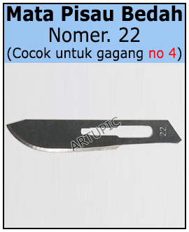 Mata pisau bedah nomer 22