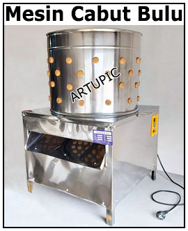 Mesin cabut bulu ayam