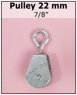 Pulley 7/8 22 mm