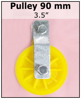 Pulley 3.5" 90 mm