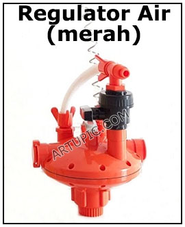 Regulator Air Merah Artupic
