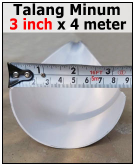 Tempat Minum Talang Ayam 3 inch