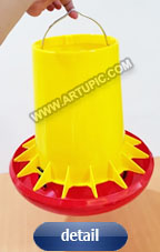 Tempat makan ayam 6 kg with protector