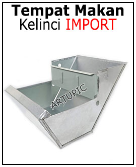 Tempat makan kelinci import