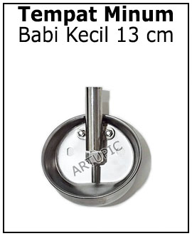 Nipple Mangkok wadah minum anak babi 13 cm