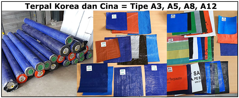 Terpal Korea Cina Diamonds Golden