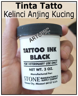 Tinta Tatto Hewan Kelinci