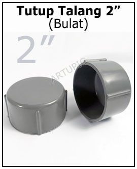 Tutup talang 2 inch