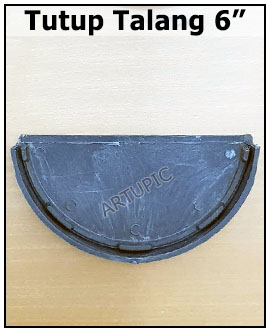 Tutup talang pakan 6 inch