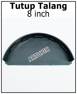 Tutup talang pakan 8 inch